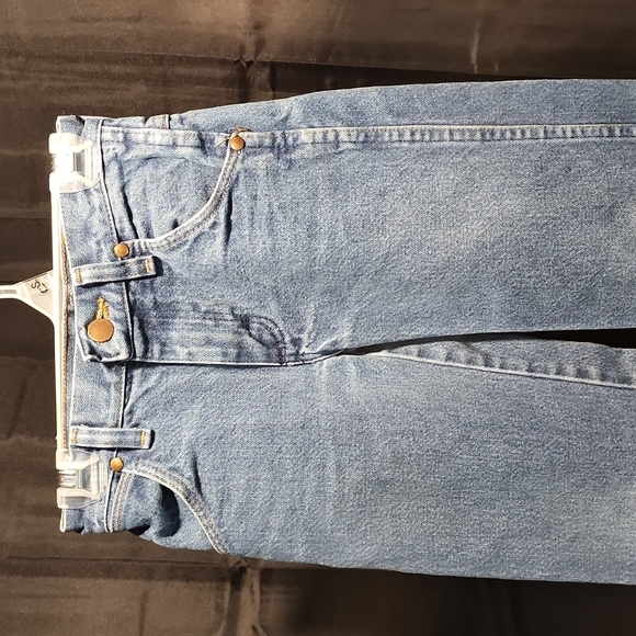 3/$25 WRANGLER Denim Blue Jeans Kids 8 Slim - Picture 2 of 9